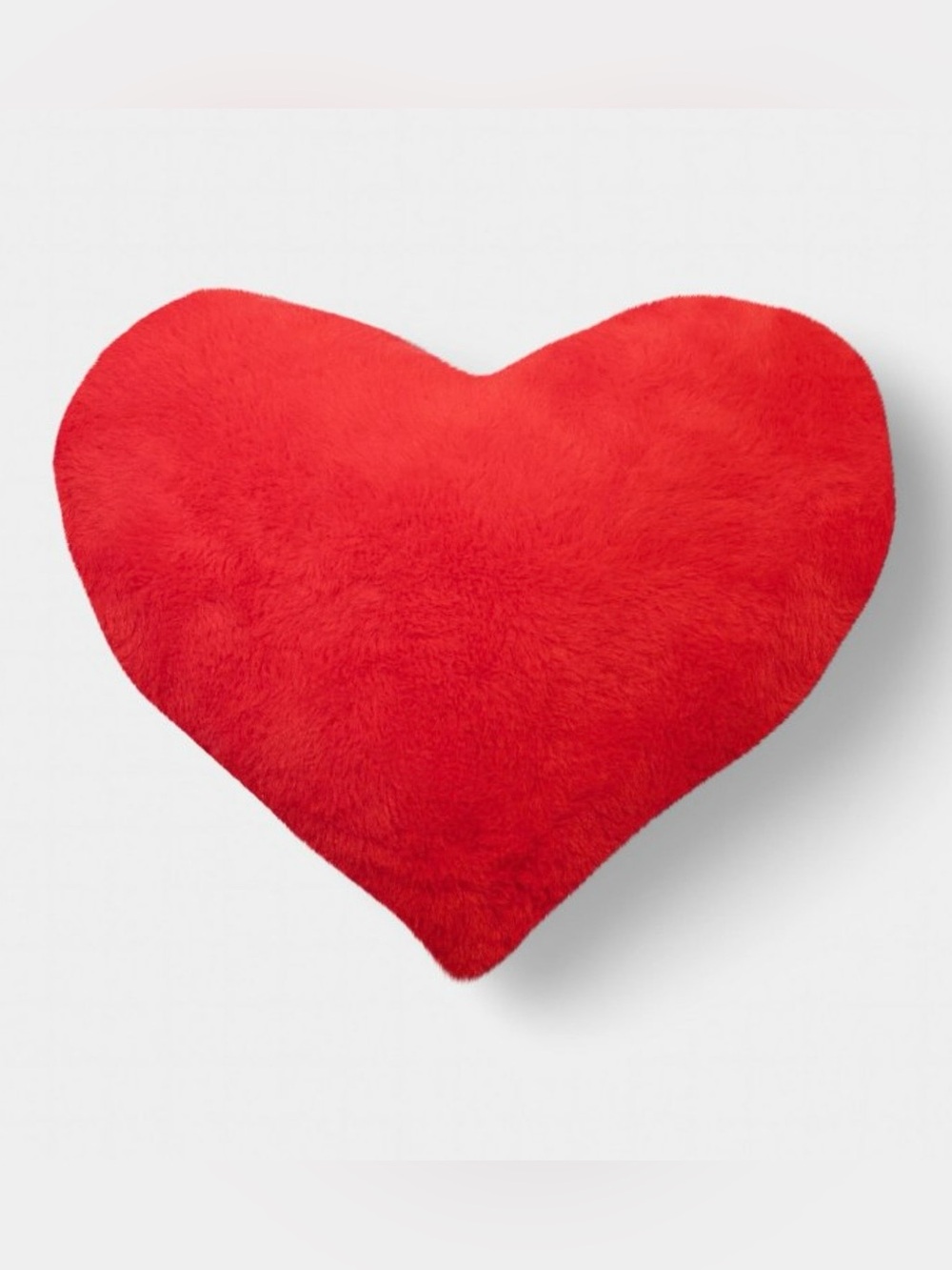 Red Heart Shaped Plush Pillow